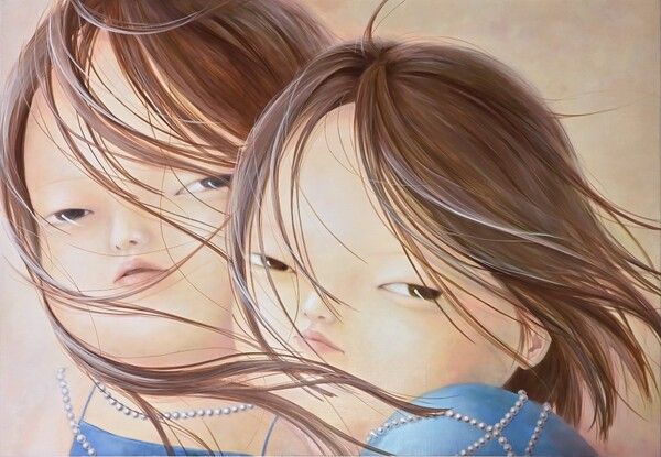 ▲ 문채은, 말 없는 말, oil on canvas, 112.1×162.2cm, 2024 / 사진: 갤러리 두인 제공&nbsp;