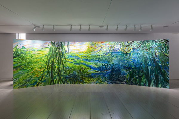 ▲ 오지은,&nbsp;어둡고&nbsp;차가운&nbsp;희망, 2024,&nbsp;캔버스에&nbsp;유화, 227.3 x 727.2cm / 사진: 블루메미술관 제공&nbsp;