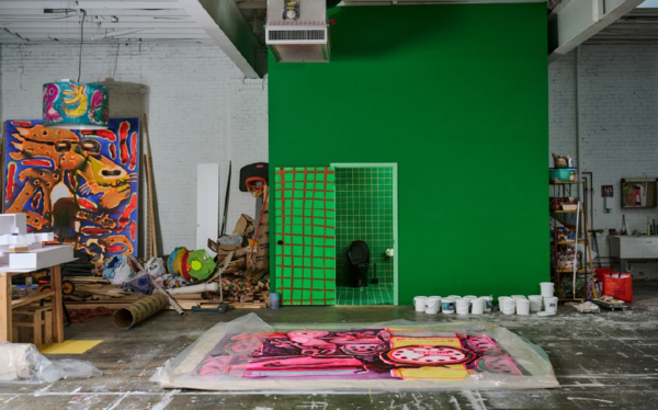 ▲ 약 100평 규모로 재현된 작가의 미국 세인트루이스 작업실 모습 / 사진: 한가람미술관 제공&nbsp;&nbsp;