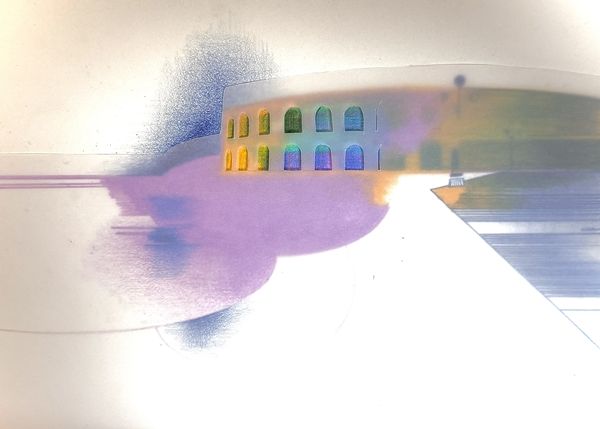 ▲ 여행자, 베로나에서 / 그림: 김태이