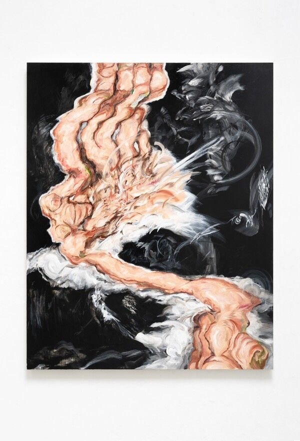 ▲ Cadence(Actively), 캔버스에 아크릴릭, 162.2×130.3cm / 사진: 옥상팩토리 제공&nbsp;