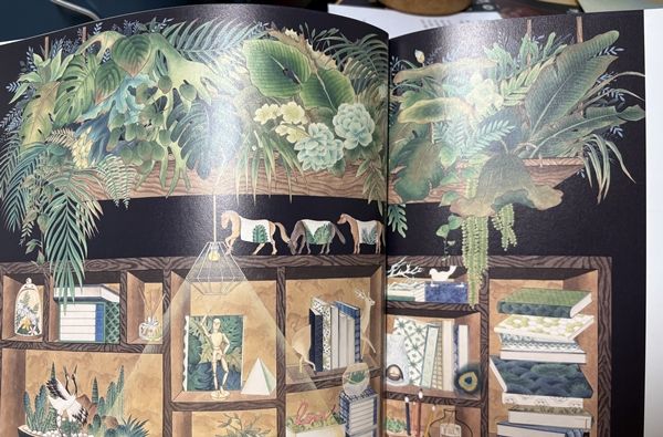 ▲ 박은주 작가의 작품 '숲의 서재' 중 일부, 2023개인전 도록의 부분 촬영 / 사진: 유정 제공