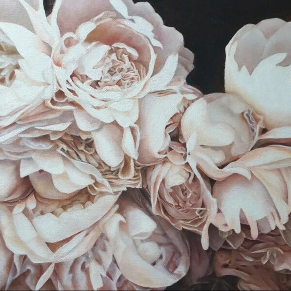 ▲ blossom, 60.6x60.6, oil on canvas, 2022 / 사진: 갤러리 이레 제공&nbsp;