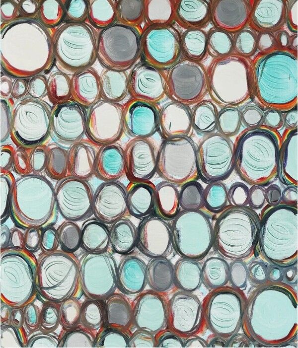 ▲ 김미영,&nbsp;Snow Ball, 2023,&nbsp;Oil on linen,&nbsp;210x180 cm / 사진: S2A 제공&nbsp;