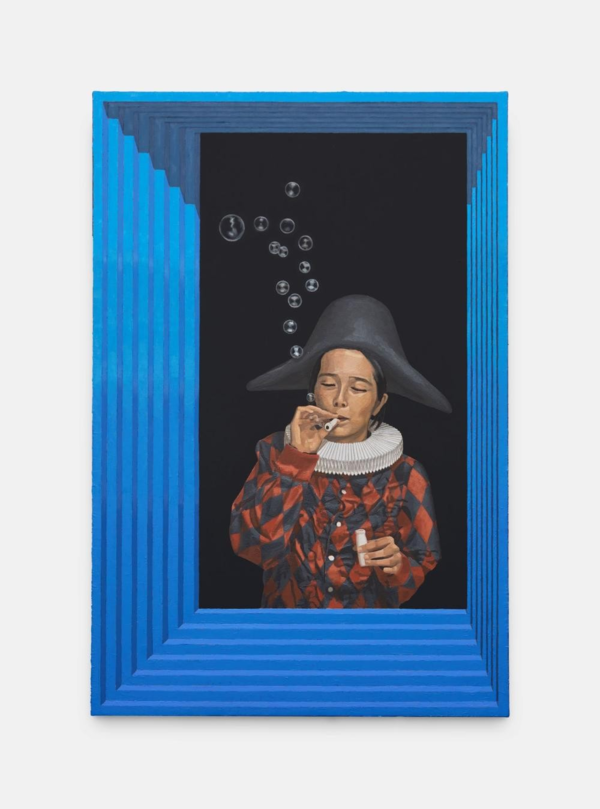 ▲ 크리스찬 히다카, 푸른창문(비눗방울) / 사진: 서울시립 북서울미술관 제공&nbsp;