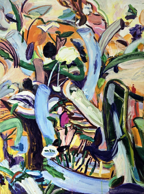 ▲ 최명애, My Garden, 2025, 130.3x97cm, Acrylic on Canvas / 사진: 갤러리위 제공&nbsp;