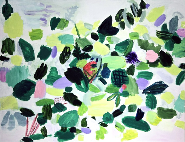 ▲ 최명애, My Garden, 2025, 112.1x145.5cm, Acrylic on Canvas / 사진: 갤러리위 제공&nbsp;