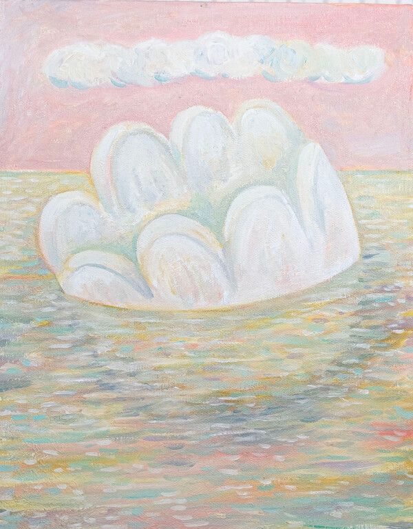 ▲ Practice 1,&nbsp;36 x 46 cm, Oil on Canvas, 2025 / 사진: 서울아트나우 갤러리 제공&nbsp;