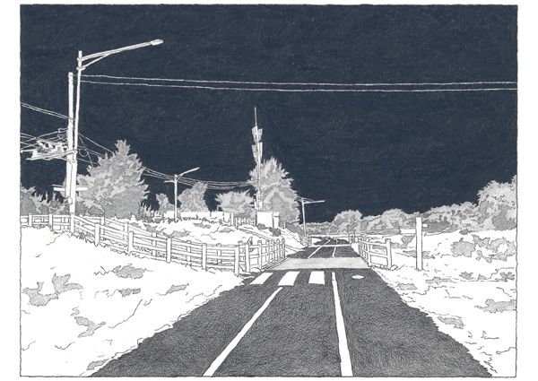 ▲ 지금 회사에 입사하기 직전인 4월 말에 그리던 그림. 사실 완성은 아니지만, 어떻게 보면 완성처럼 보이기도 해서 그냥 공개한다. 돌이켜보면, 반대로 완성이라고 우겼던 작품이 오히려 미완성처럼 보이기도 했다 / 그림: 정혜원