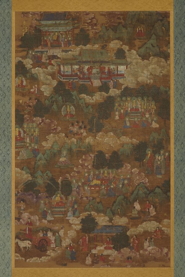 ▲ 석가팔상도(오사카시립미술관 소장) / 사진: 국립중앙박물관 제공