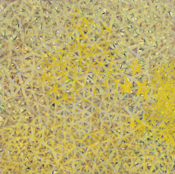 ▲ 희망의 별 Hope of Star, 2021, Acrylic on canvas, 112×112cm / 사진: 영은미술관 제공&nbsp;