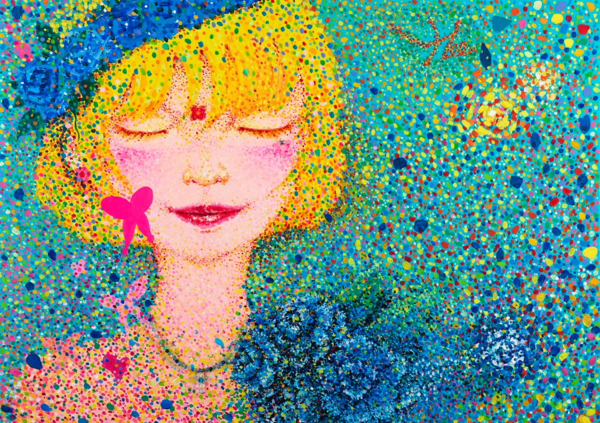 ▲ 하희라, Praying, 90.9X72.7, oil on canvas, 2025 / 사진: 갤러리은 제공&nbsp;