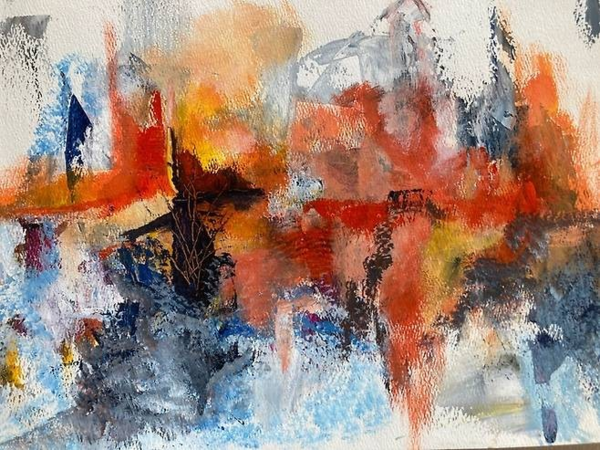 ▲ 라켈 페레스 바잔 'Autumn Landscape' / 사진: 봉산문화회관 제공&nbsp;