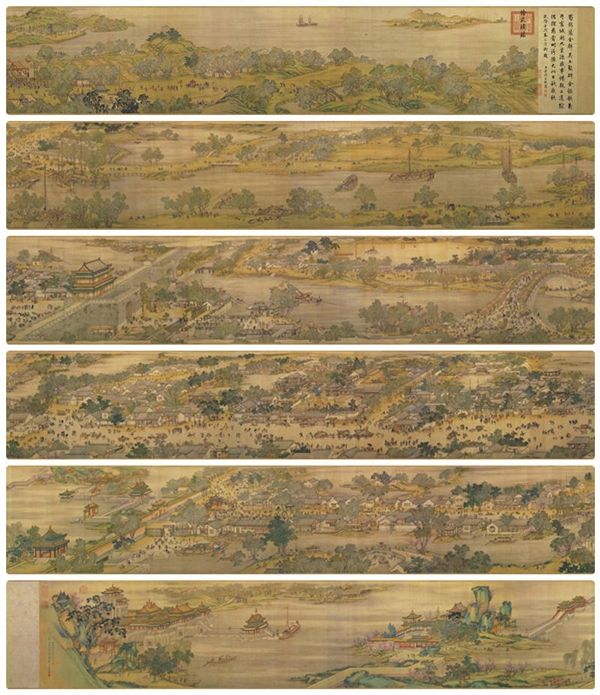 ▲ 청명상하도, 현재 중국 북경 고궁박물관 소장 / 사진: 수성미술관 제공&nbsp;