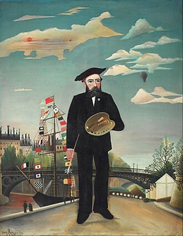 ▲ Henri Rousseau, Myself Portrait Landscape, 1890