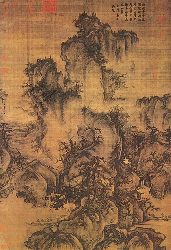 ▲ 곽희, 조춘도, 108.1×158.3㎝, 1072 / 사진: 대만국립고궁박물원 제공&nbsp;