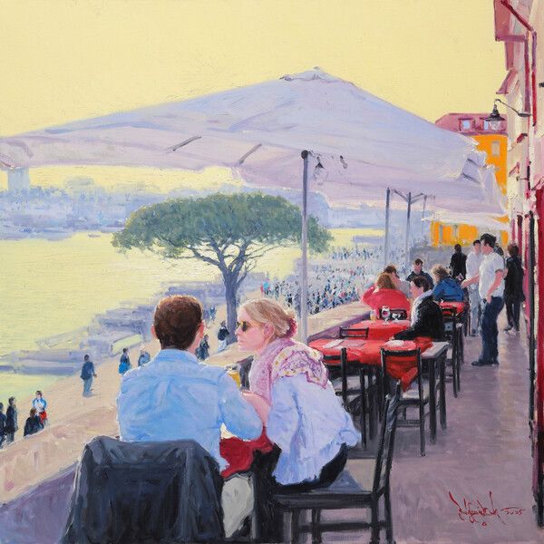 ▲ 여행에서 55, 80.3X80.3cm, Oil on canvas, 2025 / 사진: 갤러리은 제공&nbsp;