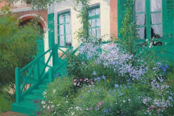 ▲ 여행에서 58 지베르니, 60.6X90.9cm, Oil on canvas, 2025 / 사진: 갤러리은 제공&nbsp;