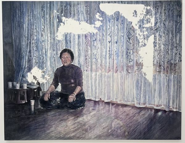 ▲ 96.12.13, 장지에 채색, 91x116.8cm, 2024