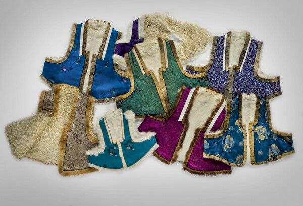 ▲ 다양한 털배자 / 사진: 경운박물관 제공&nbsp;