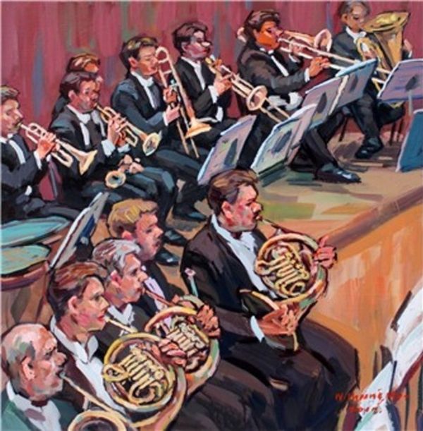 ▲ 남충모, 연주, 53x53cm, 2017 / 사진:&nbsp; CL갤러리 제공