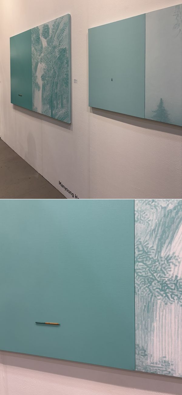 ▲ 키아프 중, Han Manyoung 작품 / 사진: 유정 제공