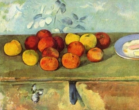 ▲ 세잔, 사과와 비스킷