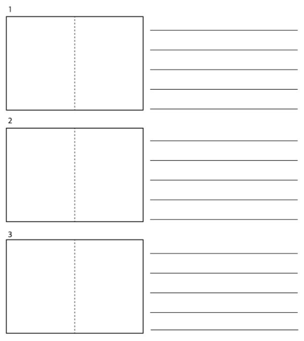 ▲ 그림책 스토리보드 예시 / 사진: MIA 제공