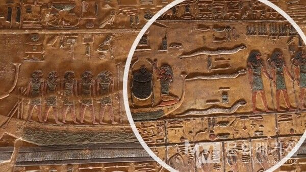 ▲ 입체적인 기법이 돋보이는 뱀의 형상. 3,500년도 훨씬 전 이토록 현대적인 미술 기법이 존재했다는 사실은 인류 예술사의 기적과도 같다 / 사진: 한민광 제공