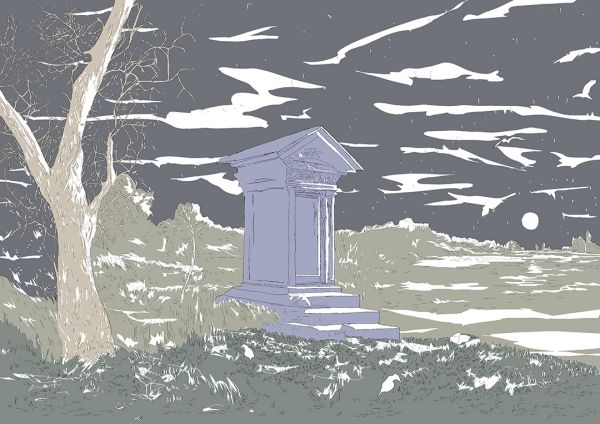 ▲ 오래전 그리다 만 폐허를 최근에 완성했다 / 그림: 정혜원