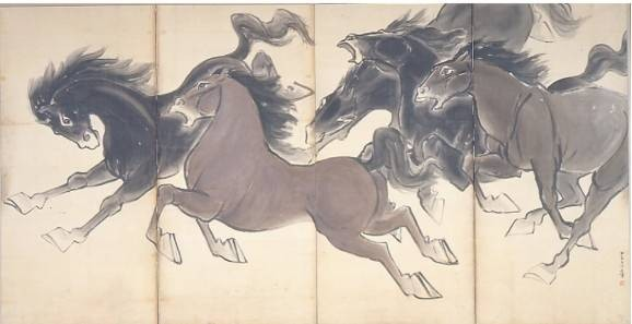 ▲ 운보 김기창 군마도(群馬圖), 1964, 국립현대미술관 소장 / 사진: 울산시립미술관 제공