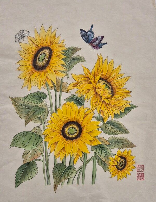 ▲ 서양희 작품 '해바라기' / 사진: KR갤러리 제공&nbsp;