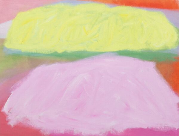 ▲ Jongsuk Yoon, Yellow to Pink, 2025, Oil on canvas, 130×170cm / 사진: 작가, 리안갤러리 제공&nbsp;