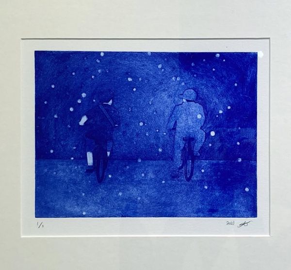 ▲ '꿈이 아닌 꿈속에서' 시리즈, 2023, MIA, 에칭 및 애쿼틴트