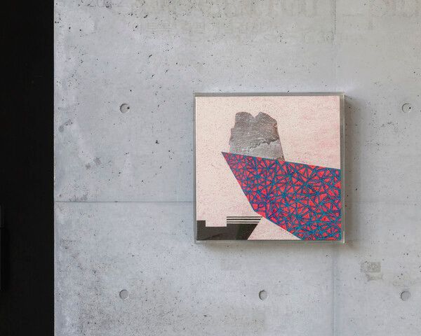 ▲ 백순실, Quiet Time 2518, 2025, 캔버스에 아크릴 오일, 45x45cm / 사진: 블루메미술관 제공&nbsp;