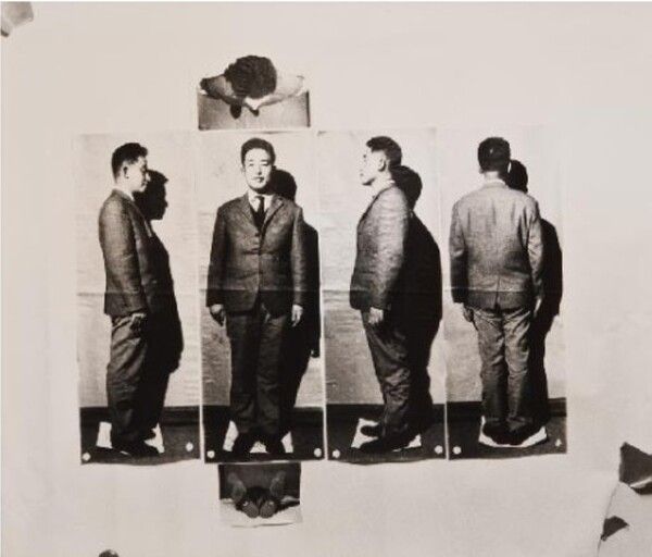 ▲ 백남준, 인체전개도사진, 1964, 26.7×28.8cm, 개인소장 / 사진: 국립현대미술관 제공&nbsp;