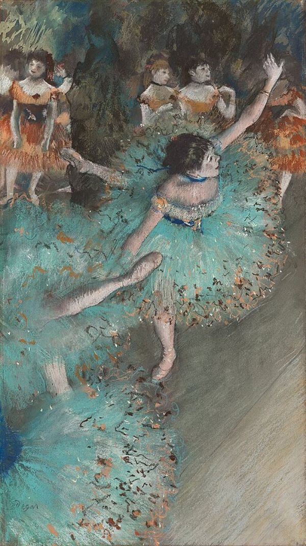 ▲ 에드가 드가, 흔들리는 댄서(Swaying Dancer / Dancer in Green)