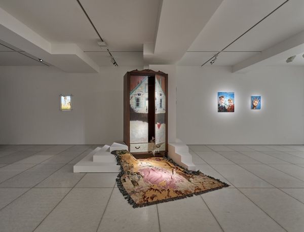 ▲ 노상호, 2024년 개인전 '홀리(HOLY)'에서 선보인 대형 설치 작품