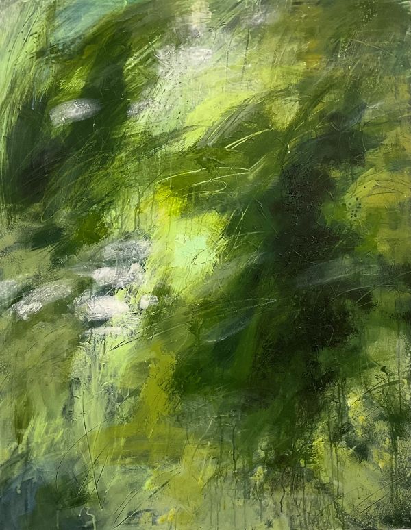 ▲ 초록의 저편 III, 116.8cmx 91.0cm, Acrylic on canvas, 2026