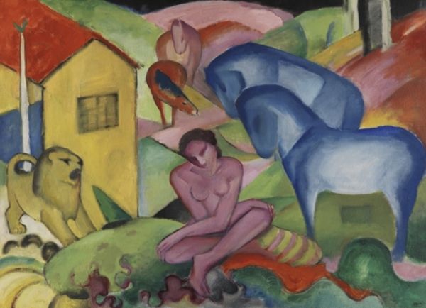 ▲ 프란츠 마르크, 꿈, 1912, 티센 보르네미사 국립미술관&nbsp;