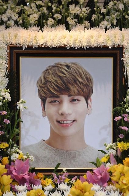 사진=보이그룹 샤이니 멤버 고(故) 종현의 영정 사진/사진공동취재단