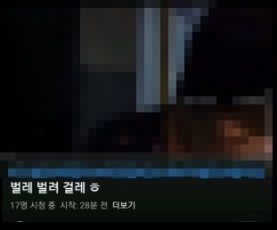 방송인 B씨가 임블리에게 유튜브 라이브 방송을 통해 성적 모욕을 공연히 하는 장면