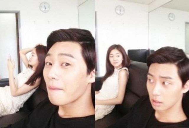 SNS에 직접 개재한 사진 등으로 여러 열애설에 휘말렸던 박서준 / SNS 캡쳐