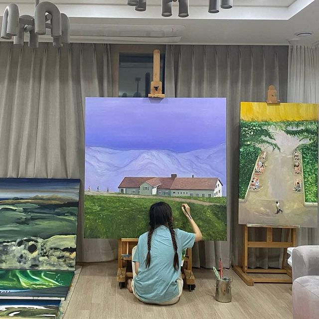 하연수 미술 개인전 '기억의 형상' / 인스타그램