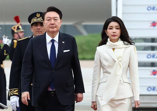 제 20대 대통령 윤석렬과 그의 부인 김건희 사진 / 인스타그램