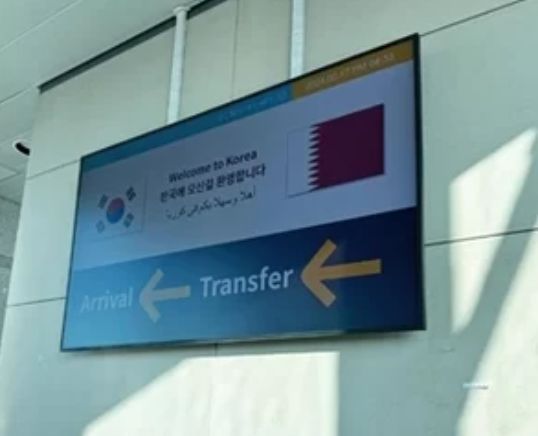 한국으로의 입국 소식을 전한 파비앙 / SNS