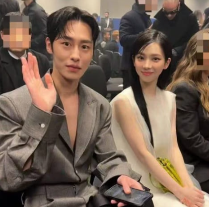 최근 열애설이 불거진 카리나와 이재욱 / 온라인 커뮤니티