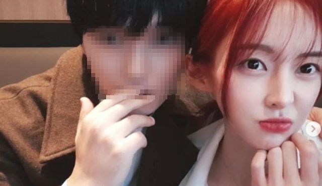 금전 사기 의혹에 휩싸인 아름의 남자친구 서 씨 / SNS