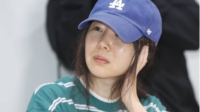 어도어 대표 민희진 기자회견 당시 사진&nbsp;