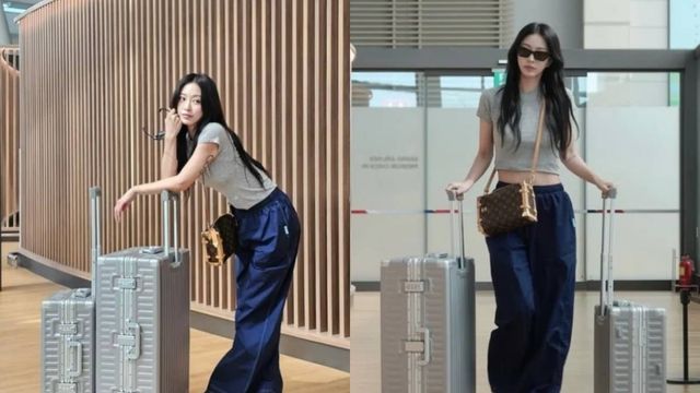 한예슬이 공항에서 찍은 사진